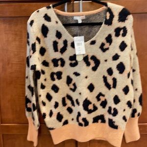 Gianni  Bini animal print sweater